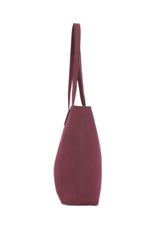 Bordo Omuz Askılı Nubuk Çanta