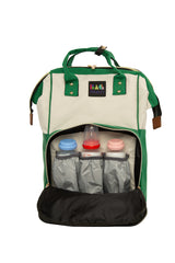 Yeşil İki Renkli Anne Bebek Bakım Çantası