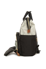 Siyah İki Renkli Anne Bebek Bakım Çantası