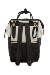 Siyah İki Renkli Anne Bebek Bakım Çantası