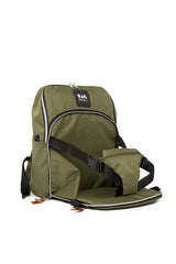 Haki Oturaklı Anne Bebek Çantası