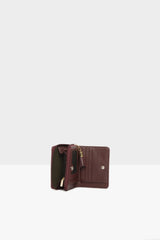 Bordo Püsküllü Mini Cüzdan