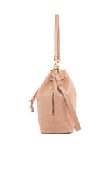 Pudra Şişe Dipli Büzgülü Fermuarlı Çanta