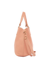 Pudra Üç Bölmeli Çıtçıt Detaylı Çanta