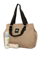 Vizon Garnili Çıtçıtlı Askılı Anne Bebek Bakım Çantası