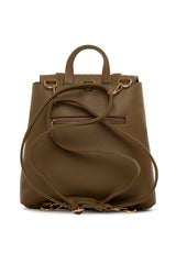 Vizon Çift Kemerli Kapak Detaylı Çanta