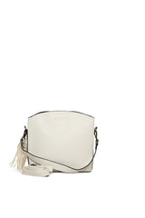 Beyaz Kemerli Kilitli Mini İthal Çanta