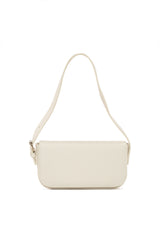 Beyaz Kapaklı Kalıp Baget Çanta
