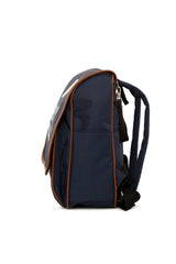 Lacivert Baby Bag Baskılı Kapaklı Sırt Çantası