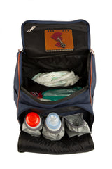 Lacivert Baby Bag Baskılı Kapaklı Sırt Çantası