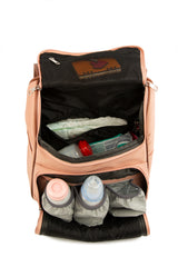 Pudra Baby Bag Baskılı Kapaklı Sırt Çantası