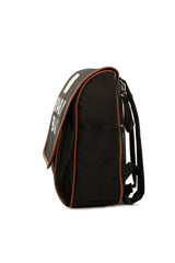 Siyah Baby Bag Baskılı Kapaklı Sırt Çantası