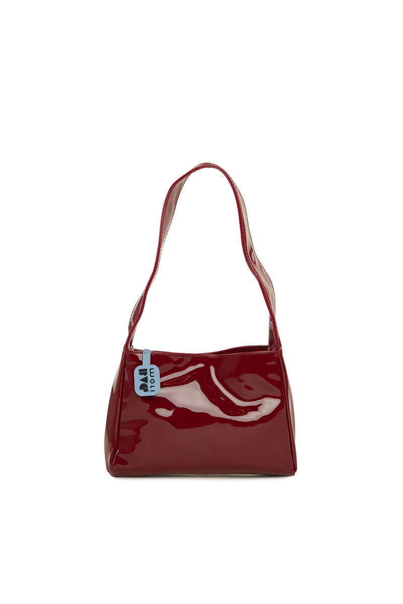 Bordo Rugan Çıtçıtlı Mini Baget