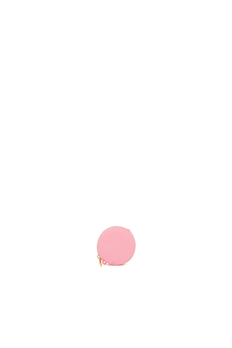 Pembe Kokulu Yuvarlak Mini Silikon Çanta