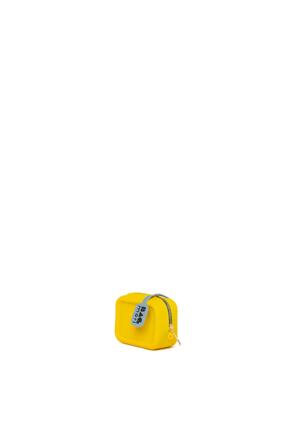 Sarı Kokulu Küçük Kare Silikon Çanta