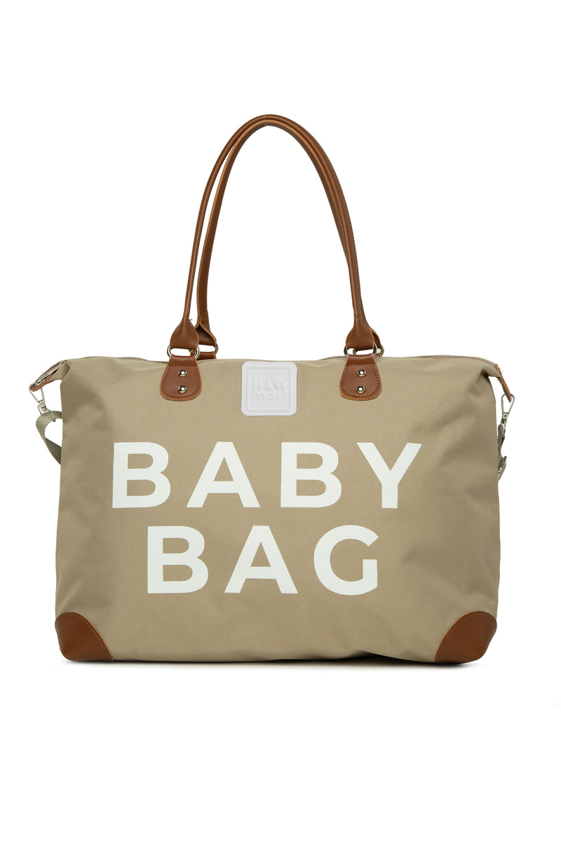 Vizon Baby Bag Baskılı Garnili Anne Bebek Çantası