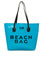 Mavi Beach Bag Baskılı Plaj Çantası