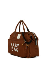 Taba Baby Bag Baskılı Geniş Cepli Anne Bebek Çantası