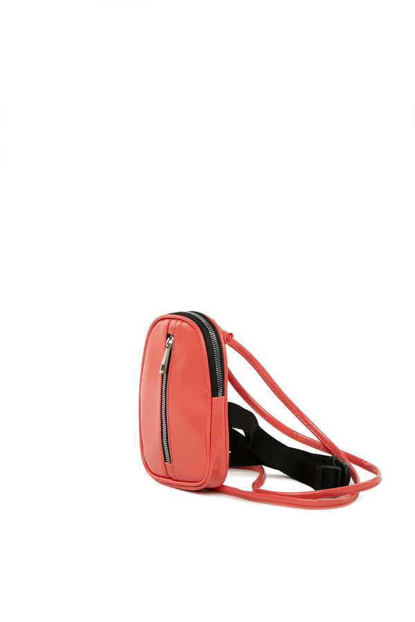 Pembe Mini Askılı Ve Bel Çantası