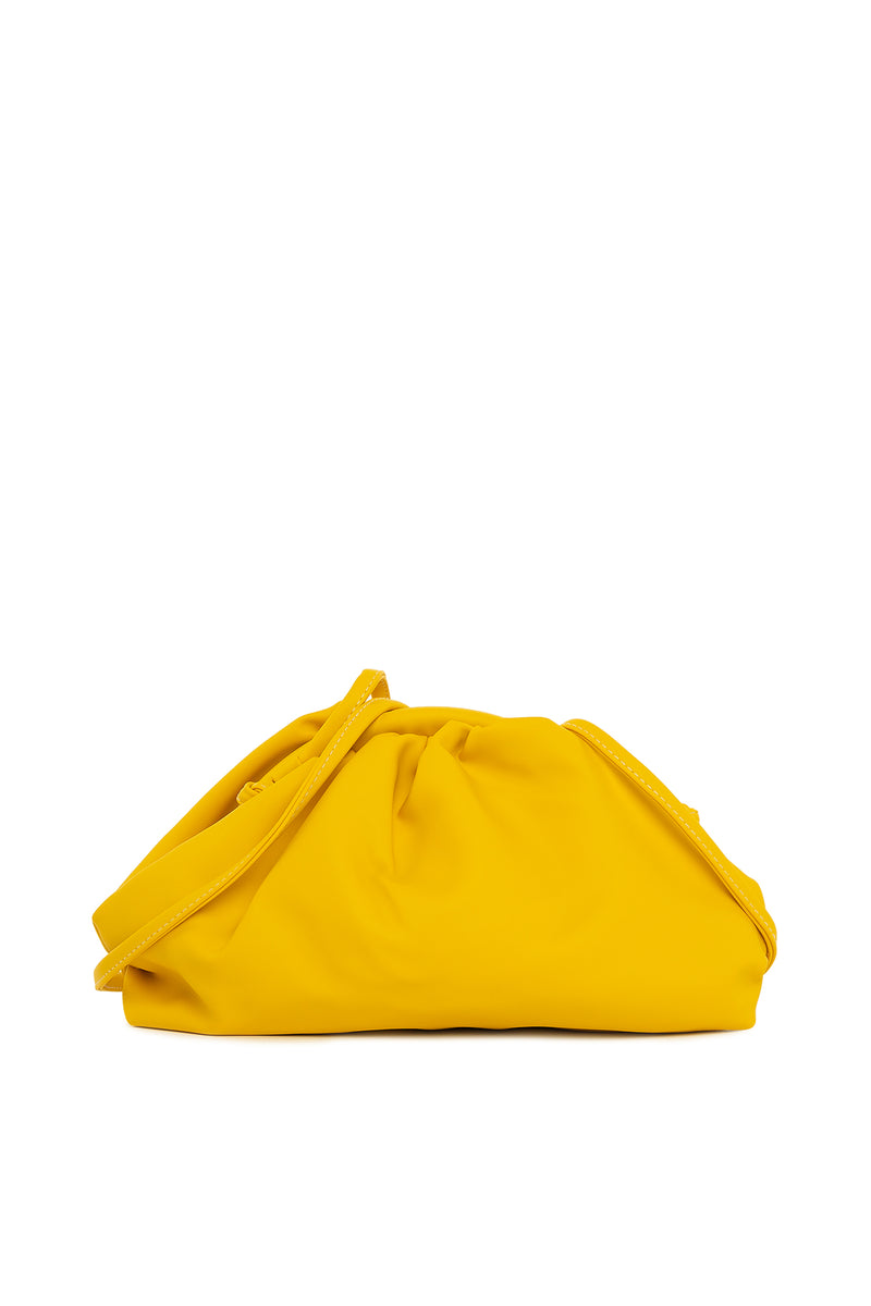 Sarı Burslu Küçük Bohça Çanta