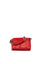 Kırmızı Kare Nakışlı Mini Çanta