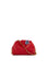 Kırmızı Pilili Çıtçıtlı Mini Çanta