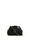 Siyah Pilili Çıtçıtlı Mini Çanta