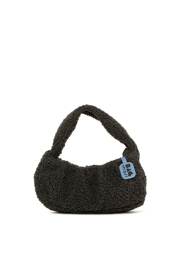 Füme Pilili Mini Peluş Çanta