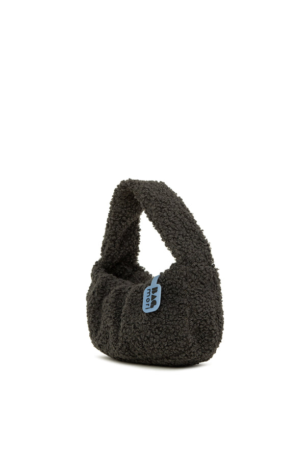 Füme Pilili Mini Peluş Çanta
