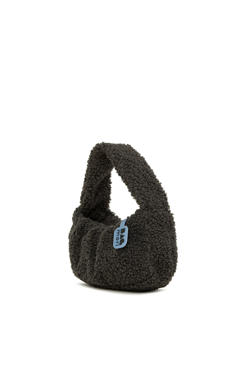 Füme Pilili Mini Peluş Çanta