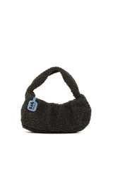 Füme Pilili Mini Peluş Çanta