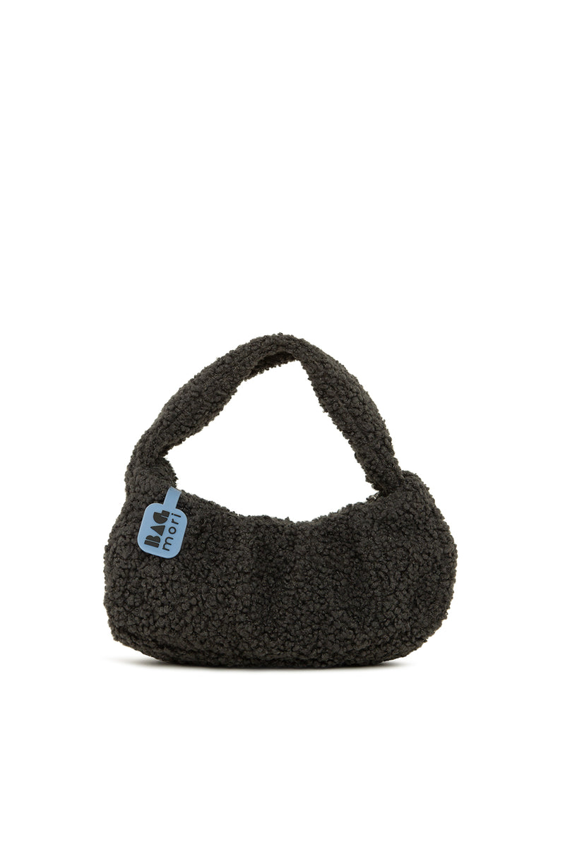 Füme Pilili Mini Peluş Çanta