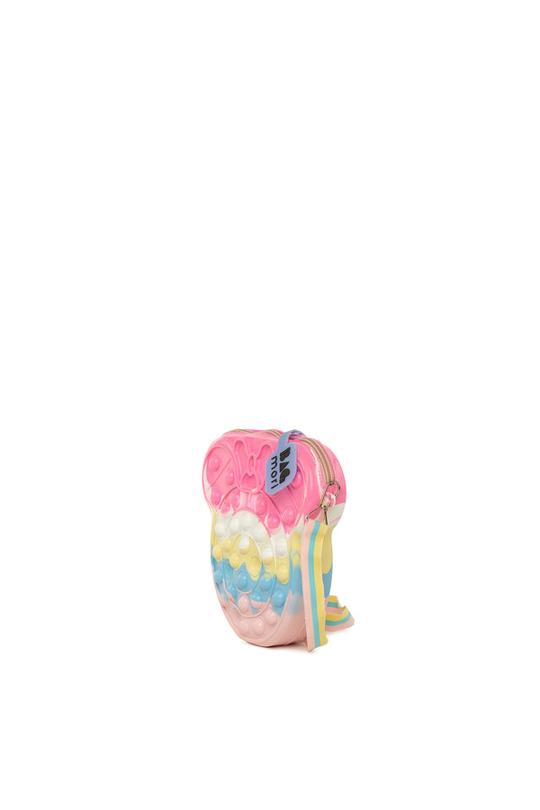 Pembe Kelebek Detaylı Popit Çanta