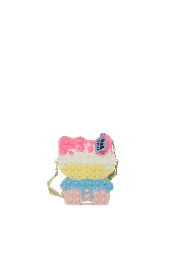Pembe Kedi Figürlü Popit Çanta