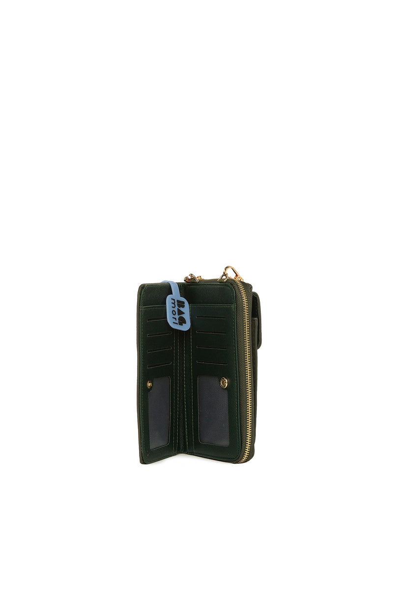 Haki Telefon Cepli Cüzdan Çanta