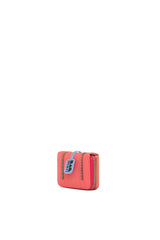 Pembe Çift Fermuar Detaylı Mini Cüzdan
