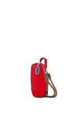 Kırmızı İp Askılı Mini Çanta
