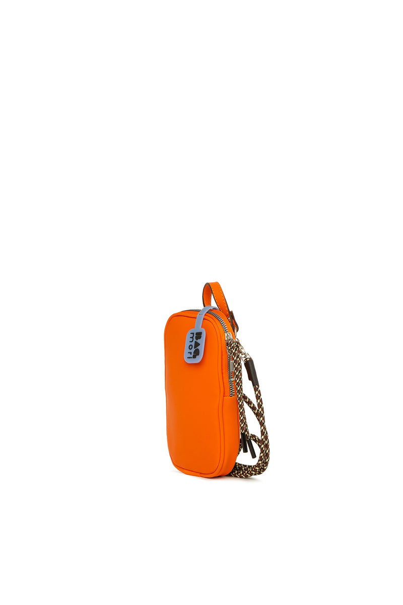Turuncu İp Askılı Mini Çanta