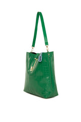 Yeşil Aksesuarlı Biritli Çanta