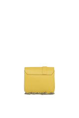 Sarı Kemer Detaylı Kapaklı Kutu Çanta