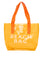 Turuncu Beach Bag Baskılı Şeffaf Plaj Çantası