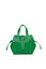 Koyu Yeşil Kemer Detaylı Dikişli Mini Çanta