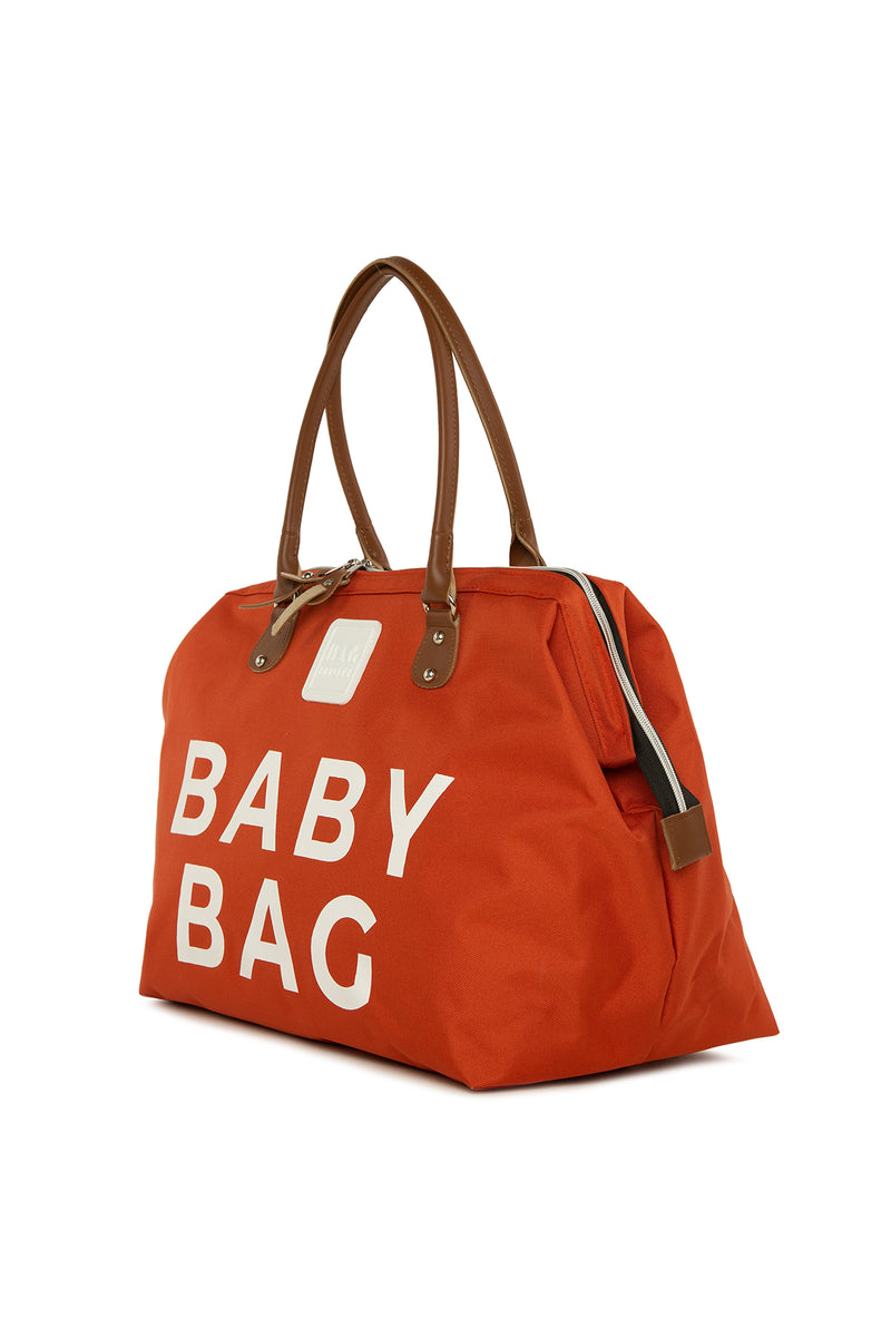 Kiremit Baby Bag Baskılı Bebek Bakım Çantası