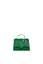 Yeşil Oval Kapaklı Mini Kutu Çanta