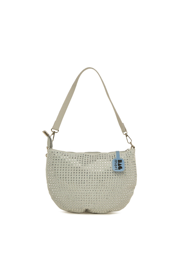 Gri Taşlı Tasarım  Oval Baget