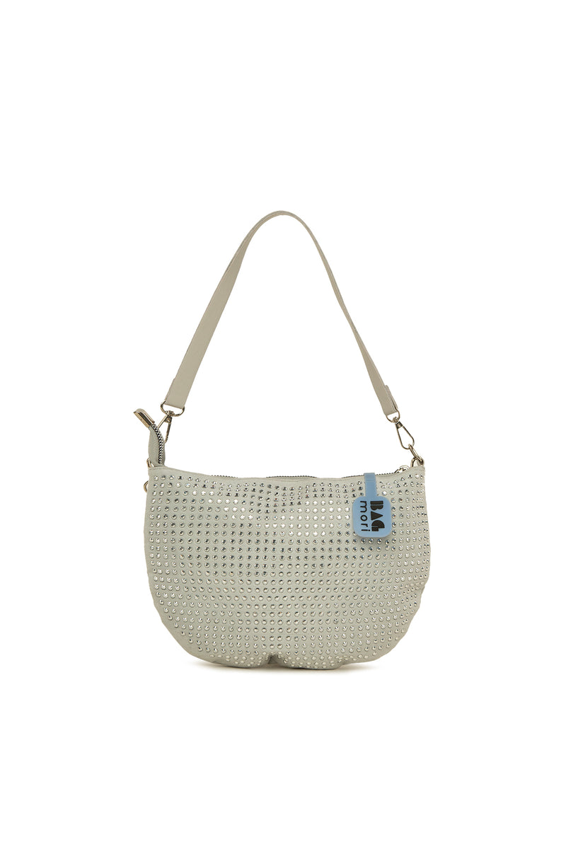 Gri Taşlı Tasarım  Oval Baget