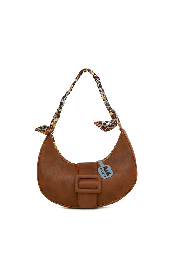 Kahverengi Şallı Oval Baget