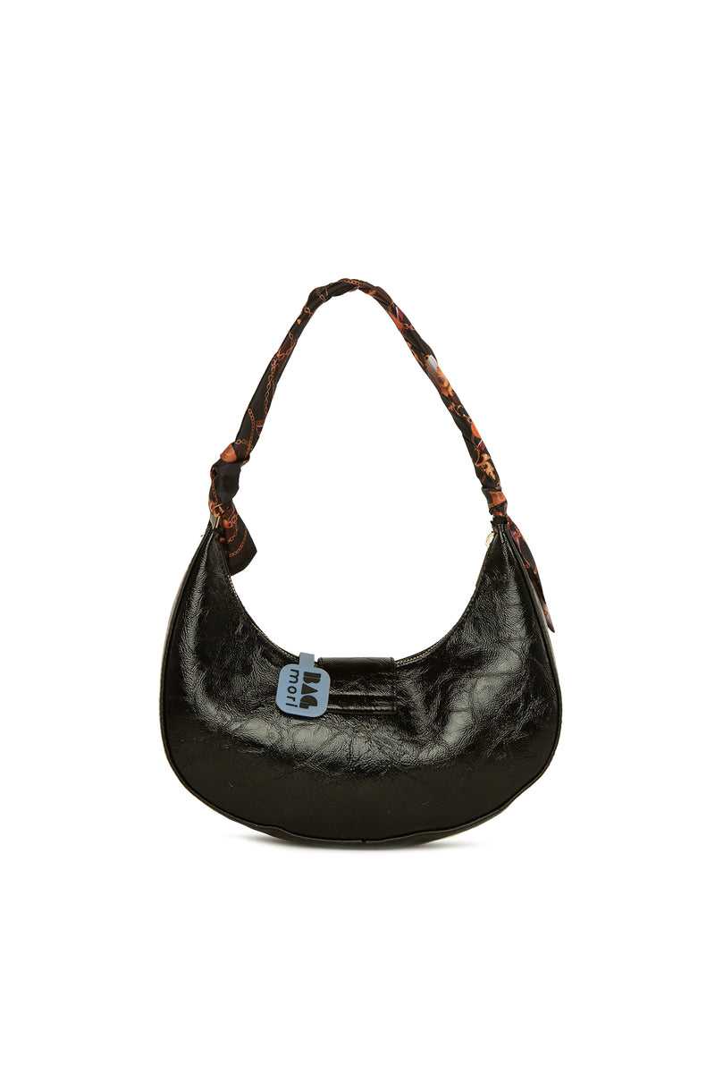 Rugan Siyah Şallı Oval Baget