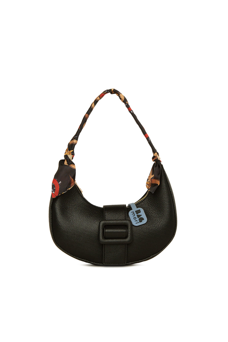 Siyah Şallı Oval Baget