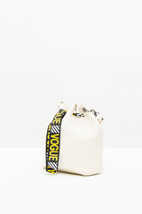 Krem Grogren Baskılı Askılı Çanta